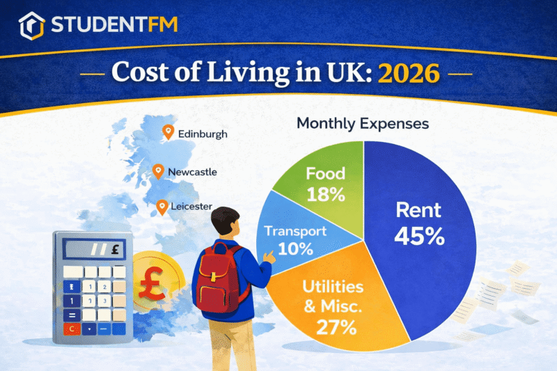Student Budgeting UK (2026): Monthly Costs & Accommodation Guide